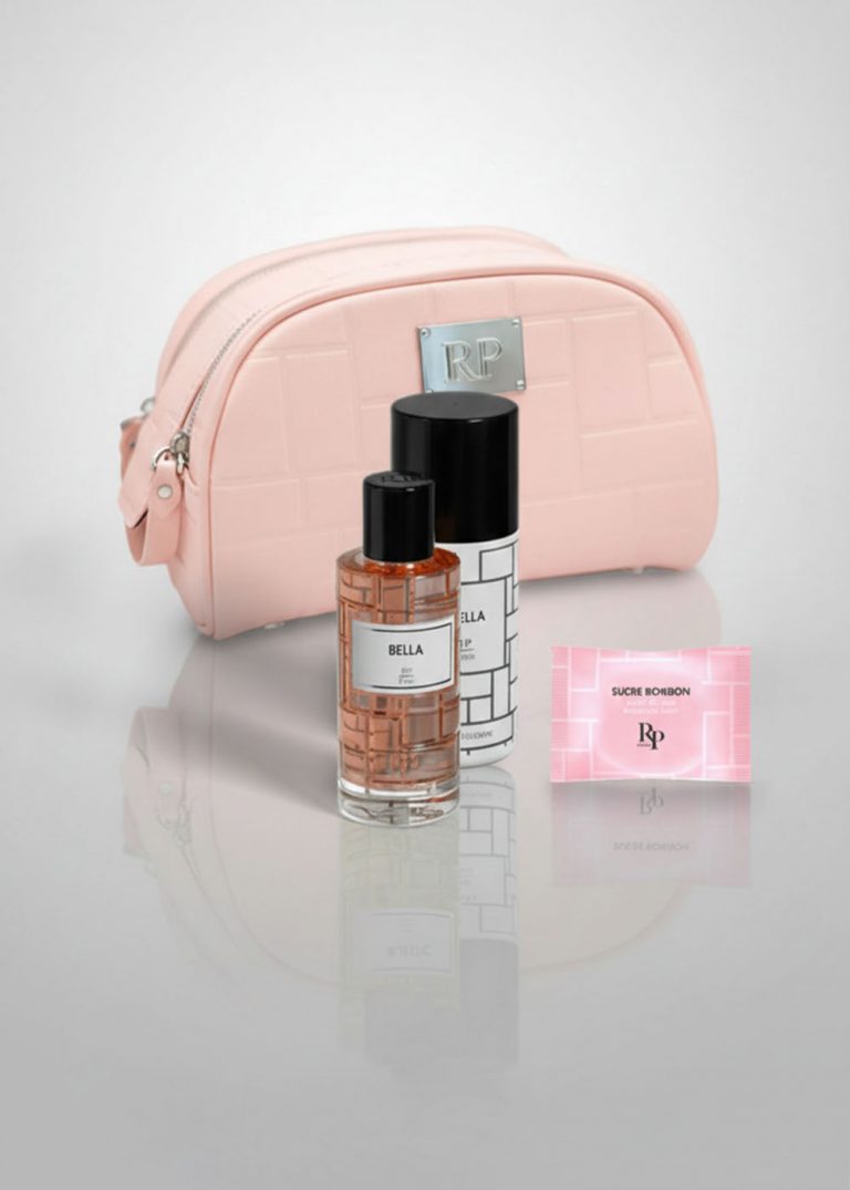 RP Paris Coffret 4 Pièces – Bella (Trousse Rose) - Parfum Exclusif au Meilleur Prix - My Personal Mood